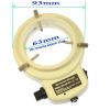 Lab Microscope Accessories 144 LED Ring Lamp Illuminated Magnifier Light Source with 110V- 240V AC Adapter(White) view 2