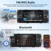 Car Stereo Radio for Dodge RAM 1500 Jeep Commander Patriot Compass 300C Jeep Grand Cherokee Chrysler 3006.2" Touch Screen Audio Receiver with GPS Navigation BT WiFi RDS/FM Radio view 4