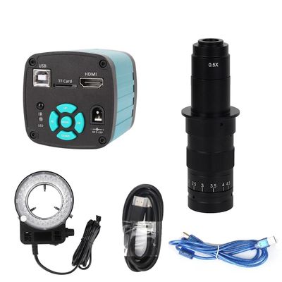 Lab Microscope Accessories Industry Video Microscope Camera Full HD 13MP 2K 1080P 60FPS HDMI Magnifier(48MP-HDMI USB-180)