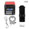 Lab Microscope Accessories Industry Video Microscope Camera Full HD 13MP 2K 1080P 60FPS HDMI Magnifier(Camera-Lens-Light) view 2