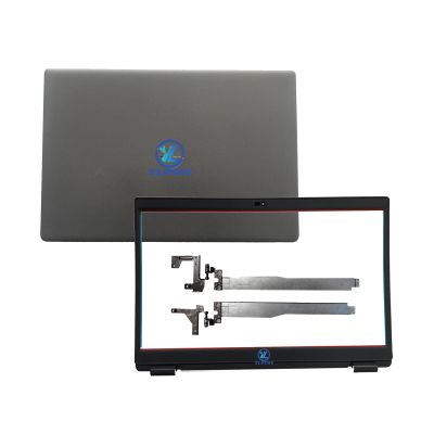 08XVW9 8XVW9 0GCK6R GCK6R Replacement Laptop LCD Back Cover Top Case Rear Lid with Hinges and Front Bezel Frame for Dell Latitude 3510 E3510 Black