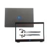 08XVW9 8XVW9 0GCK6R GCK6R Replacement Laptop LCD Back Cover Top Case Rear Lid with Hinges and Front Bezel Frame for Dell Latitude 3510 E3510 Black view 1