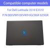 08XVW9 8XVW9 0GCK6R GCK6R Replacement Laptop LCD Back Cover Top Case Rear Lid with Hinges and Front Bezel Frame for Dell Latitude 3510 E3510 Black view 2