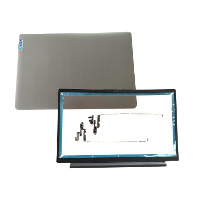 5CB1B60414 5H50S29002 5B30S18993 Replacement Laptop LCD Back Cover Top Case Rear Lid with Hinges and Front Bezel Frame for Lenovo ideapad 3-15ITL6 3-15ADA6 3-15ALC6 3 15IAU7 3 15ABA7 Sliver