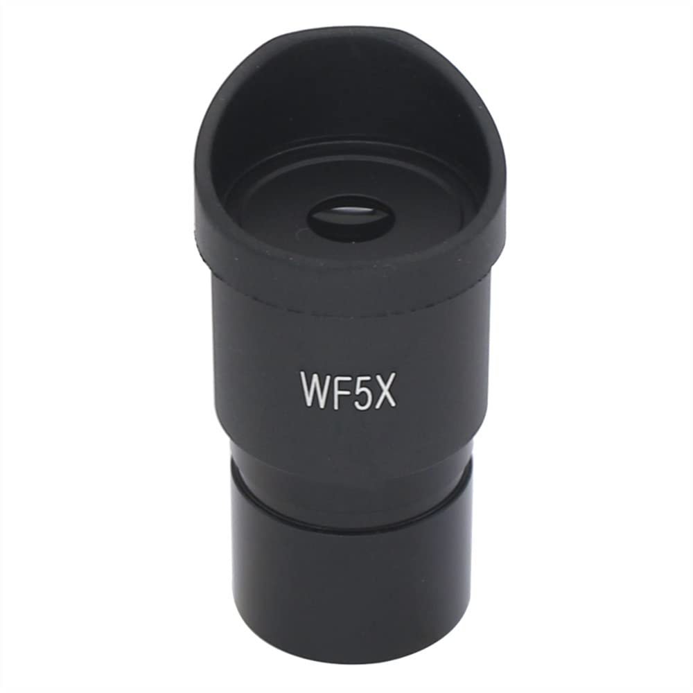 JOEBO Microscope Kit for Stereo Microscope Eyepiece WF5X WF10X WF15X WF20X Optical Lens Wide Field Mounting Diameter 30mm or 30.5mm with Rubber Eye Cups Microscope Lens Adapters(WF5X-20-30mm)