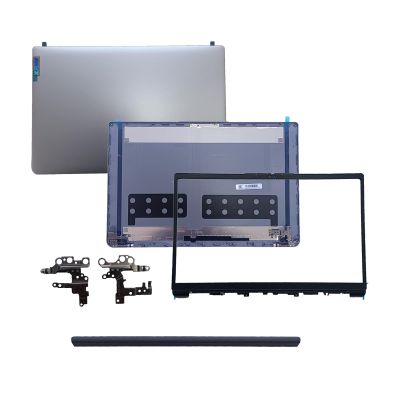 5CB1F36621 5B30S19034 5H50S29036 5CB1F36618 Replacement Laptop LCD Back Cover Top Case Rear Lid and Front Bezel Frame with Hinges Cover and Hinges for Lenovo IdeaPad 1 15ADA7 1 15AMN7 Silver