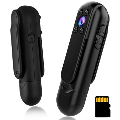 WOTCHA Body Camera with 32GB Card, HD 1080P Mini Body Cam with Motion Detection, IR Night Vision, Wearable Small Portable Pocket Camera for Outdoor Sports/Travel/Security/Law Enforcement/Delivery