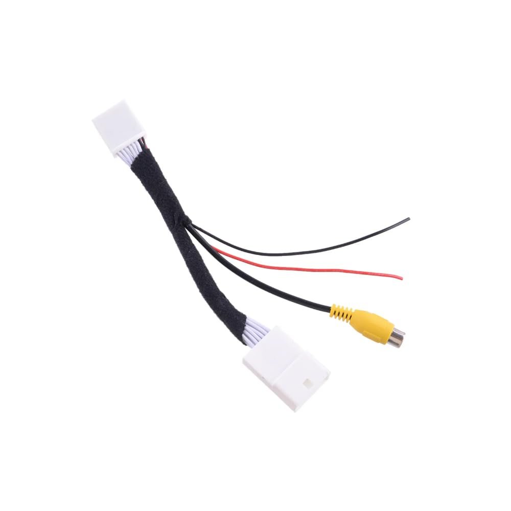 16PIN for Car Radio Stereo OEM Reverse Parking Rearview Back UP Camera Video Input RCA Adapter Converter Plug Male T-Harness Adapter