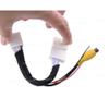 16PIN for Car Radio Stereo OEM Reverse Parking Rearview Back UP Camera Video Input RCA Adapter Converter Plug Male T-Harness Adapter view 4