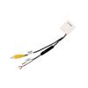 24PIN for Toyota RAV4 Corolla Highlander Camry Car Radio Stereo OEM Reverse Parking Rearview Back UP Camera Video Input RCA Adapter Converter Male Plug view 1