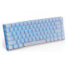 QERMXYRI Portable Computer Gaming Mechanical Keyboard, with Luminous Blue Axis for Home PC Laptop/Fast Rebound/Quick Response view 1