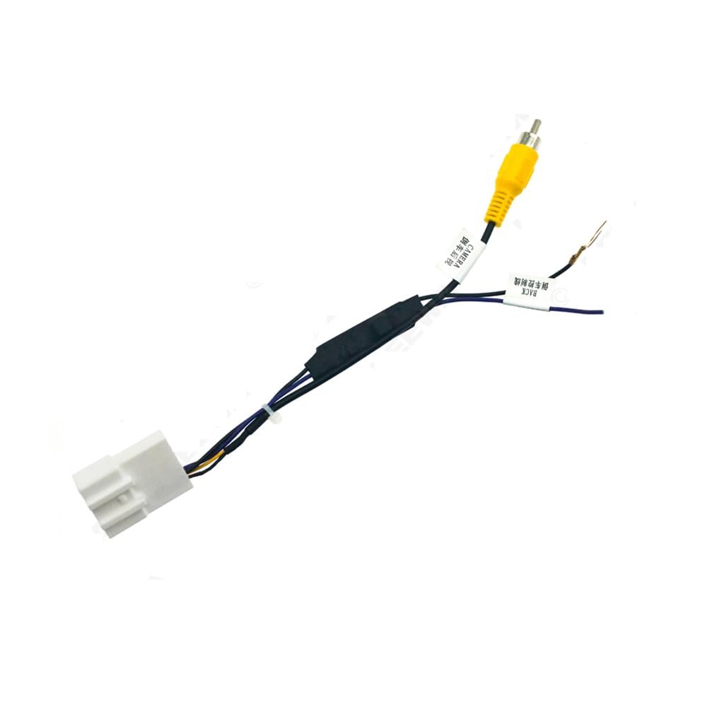 16PIN for Toyota Car Radio Stereo OEM Reverse Parking Rearview Back UP Camera Video Input RCA Adapter Converter Plug Male Adapter