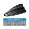 UOADA Hard Carbon Fiber Car Shark Fin Antenna Cover Compatible with BMW E46/E90/E90 M3/E92/E92 M3/E60 E61 Exterior Accessories Black. view 3