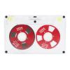 Blank Audio Cassette Tapes for Recording: 46 Minute Low Noise High Output Clear Blank Cassette Tapes, Empty Recordable Audio Cassette Tapes, for Music Recording, Lectures Seminars (Red) view 1