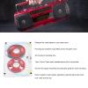 Blank Audio Cassette Tapes for Recording: 46 Minute Low Noise High Output Clear Blank Cassette Tapes, Empty Recordable Audio Cassette Tapes, for Music Recording, Lectures Seminars (Red) view 4