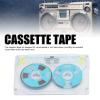 Blank Audio Cassette Tapes for Recording: 46 Minute Low Noise High Output Clear Blank Cassette Tapes, Empty Recordable Audio Cassette Tapes, for Music Recording, Lectures Seminars (Blue) view 3