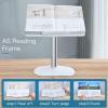 5JJJLOOOPP Reading Book Holder, Tablet Floor Stand, 30-55 cm Adjustable Height, 0-60 Angle Rotation, for Kids and Adults Books, Recipes, Magazines, Tablets view 2