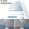 5JJJLOOOPP Reading Book Holder, Tablet Floor Stand, 30-55 cm Adjustable Height, 0-60 Angle Rotation, for Kids and Adults Books, Recipes, Magazines, Tablets view 3