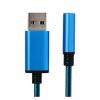 0.2m/1m 2In1 USB to 3.5mm Cable USB Computer AUX Headphone Adapter Cable Converter Compatible with The App-le Be-ATS Earphones(B-BL) view 2