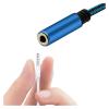0.2m/1m 2In1 USB to 3.5mm Cable USB Computer AUX Headphone Adapter Cable Converter Compatible with The App-le Be-ATS Earphones(B-BL) view 3