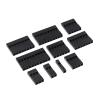 BHUPWZE Plastic Shell Plug 2.54mm Single Row Connector 1P/2P/3P/4P/5P/6P/7P/8P/9P/10P Housing(50PCS,3P) view 1