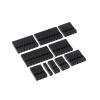 BHUPWZE Plastic Shell Plug 2.54mm Single Row Connector 1P/2P/3P/4P/5P/6P/7P/8P/9P/10P Housing(50PCS,3P) view 2