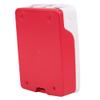ABS Protective Shell Case for 4B Smooth, Delicate Touch, White Red for Technology Enthusiasts (White Red) view 2