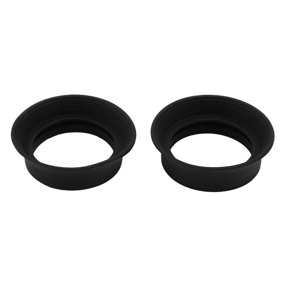 Pack of 2 Foldable Soft Rubber Scope Eye Impact, Suitable for 28 to 32 Mm Microscope, Monocular and Binocular Eyepiece Cover