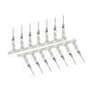 BHUPWZE 1000PCS 2.54mm Male Pin Reed/Jumper Wire 2.54 / Languette Connector Terminal Pins Crimp view 1