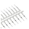 BHUPWZE 1000PCS 2.54mm Male Pin Reed/Jumper Wire 2.54 / Languette Connector Terminal Pins Crimp view 2