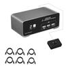 DP KVM Switch for 2 Computers 2 DP Monitors 4K@60Hz USB 2.0 with Remote view 1