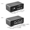 DP KVM Switch for 2 Computers 2 DP Monitors 4K@60Hz USB 2.0 with Remote view 3