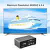 DP KVM Switch for 2 Computers 2 DP Monitors 4K@60Hz USB 2.0 with Remote view 4