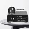 DP HDMI KVM Switch for 2 Computers 1 HDMI + 1 DP Monitors 4K@60Hz USB 2.0 with Remote view 2