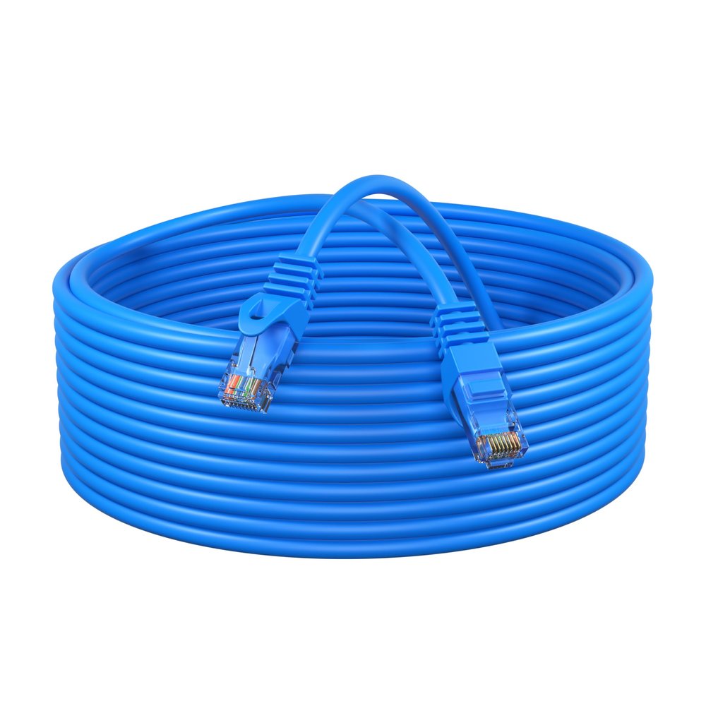 Cables Direct Online Pack of 5 - Cat5e 10FT Network Ethernet Patch Cable, 350Mhz Internet Wire, Backwards Compatible with Cat5, for PC, Modem, Router, Consoles for Home and Office, Blue