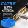 Cables Direct Online Pack of 5 - Cat5e 10FT Network Ethernet Patch Cable, 350Mhz Internet Wire, Backwards Compatible with Cat5, for PC, Modem, Router, Consoles for Home and Office, Blue view 2