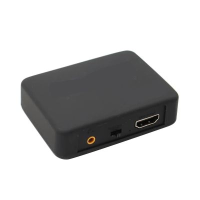 4K 2K Video Extractor HDMI-Compatible to 3.5MM Converter SPDIF Optical TOSLINK Stereo Out Splitter Adapter(B)