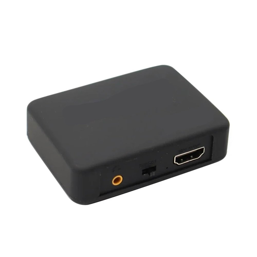 4K 2K Video Extractor HDMI-Compatible to 3.5MM Converter SPDIF Optical TOSLINK Stereo Out Splitter Adapter(B)
