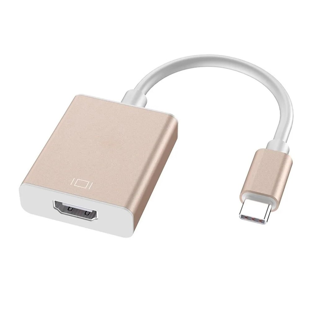 ACGTUY Type C to HDMI-Compatible Cable USB C Converter HD 4K USB 3.1 HDTV Cable Adapter Compatible with The Chromebook(100Pcs)