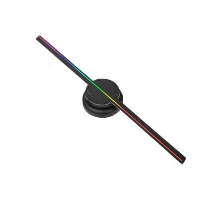 Advertise 40cm 3D Projector Light Hologram Projector Led Holographic Fan Logo Advertising Light Remote Player
