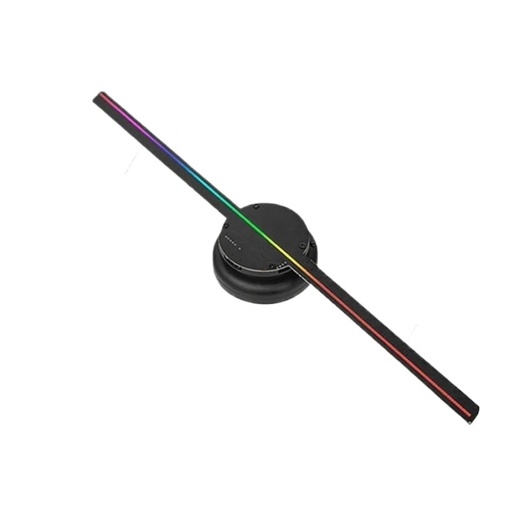 Advertise 40cm 3D Projector Light Hologram Projector Led Holographic Fan Logo Advertising Light Remote Player