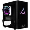 CLX Sphynx Micro Tower Black, Tempered Glass, Full Size Window, no PSU, MATX view 1