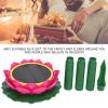Buddha Player Pink Lotus Style Solar Ground Zombie Scripture Rainproof Sing Machine for Chanting Buddhists view 2