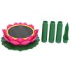 Buddha Player Pink Lotus Style Solar Ground Zombie Scripture Rainproof Sing Machine for Chanting Buddhists view 3