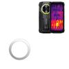 BoxWave Smart Gadget Compatible with Ulefone Armor Mini 20T Pro - MagnetoSafe Ring, Add Magnet Functionality Adhesive Alloy - Metallic Silver view 1