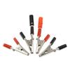 BHUPWZE 10PCS 4MM Banana Plug Insulated Crocodile Clip Plastic Handle Cable Lead Test Charging Clamp Metal Crocodile Clamp Length 50mm(10PCS Red Plug) view 2