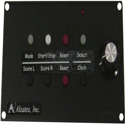 Alzatex Remote Control w/ 8 Keys and Knob, Flush Mount