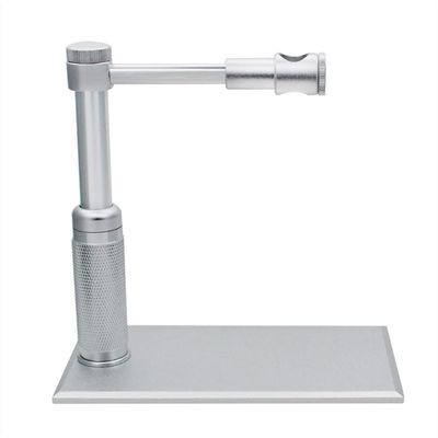 Microscope Observation Adjustable 360 Degree Swivel Bracket Microscope Stand Stainless Aluminum Frame Gimbal