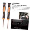 KONTONTY 1set Mobile Tool Multi-function Screwdriver Kit for Phone Tablet and Repairs Lightweight Portable Storage Case Included view 3