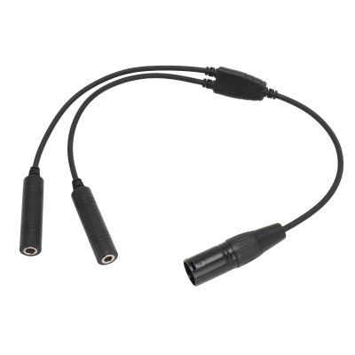 Professional Aviation Headset Adapter: GA Dual Plug to Airbus 5 Pin XLR Headphone Adapter Compatible with Most Aviation Headsets Accessories